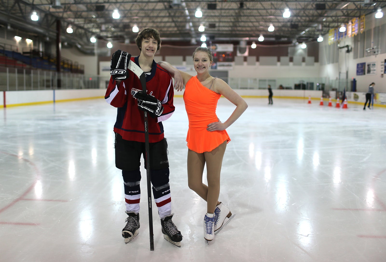 Hockey Player &amp; Ice Skater at Ice &amp; Events Center
